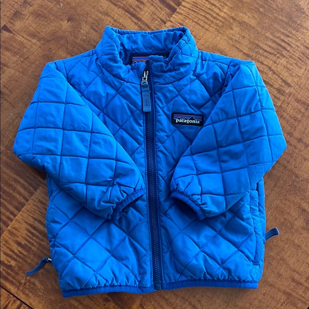 Patagonia Nano Puff Quilted Jacket, 6-12 months, Vessel Blue
